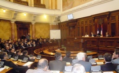 14. februar 2013. Učesnici javnog slušanja Politička i druga prava Srba u regionu